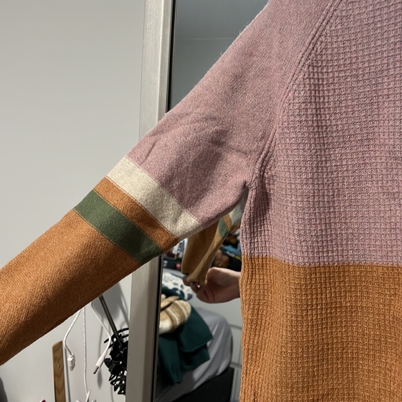 NWT Madewell Colorblock pullover sweater size xs - Picture 5 of 6